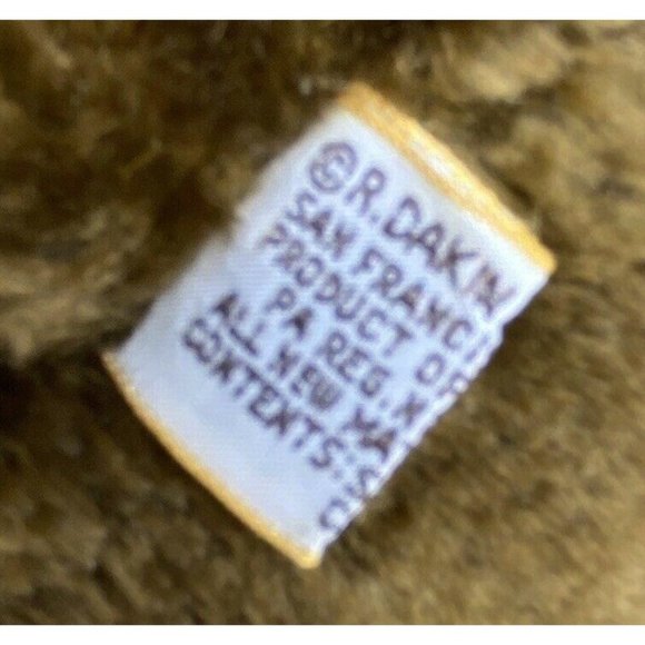 Vintage San Diego Wild Animal Park Souvenir Teddy Bear Plush Orange Shirt 14" - Picture 10 of 12